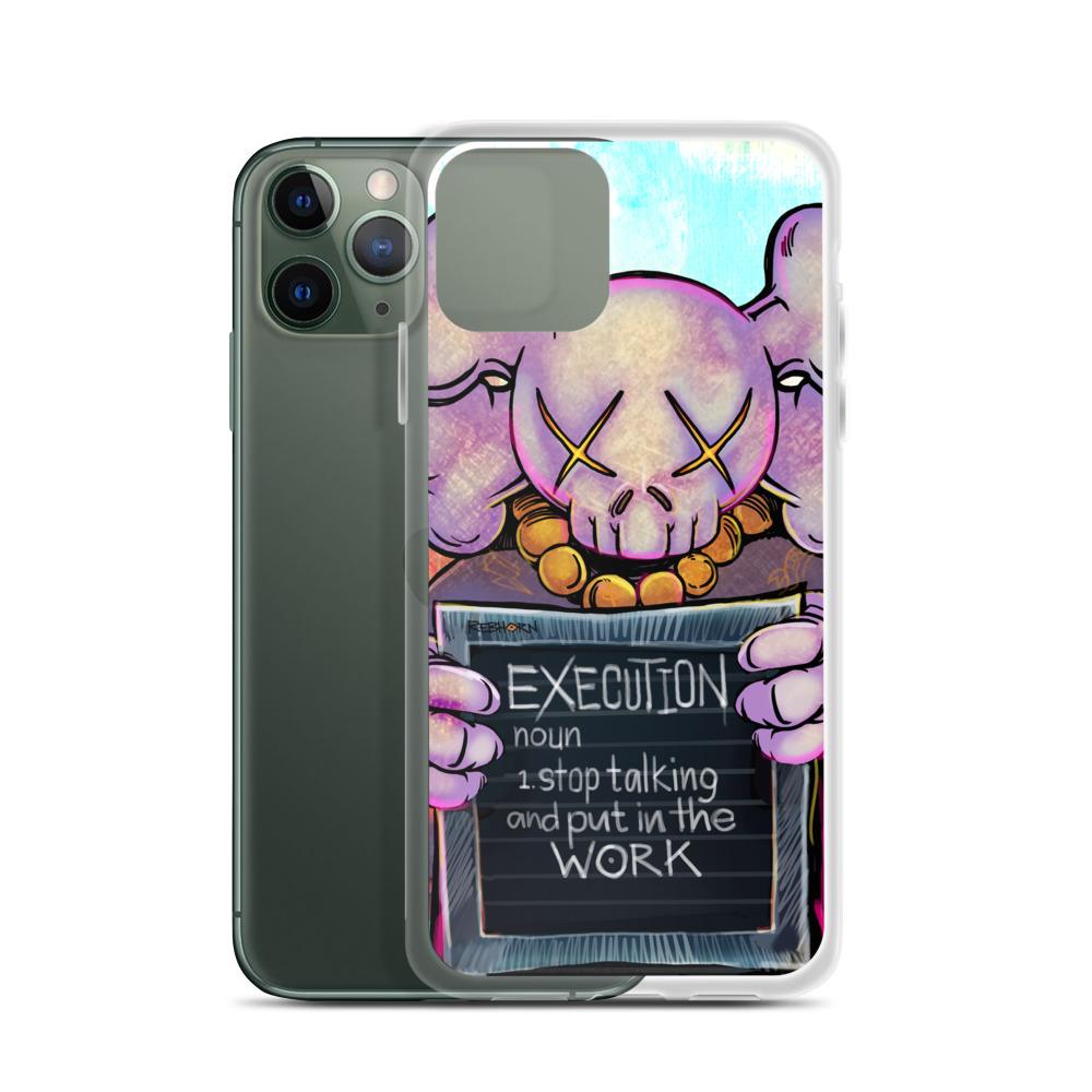 Execution Definition iPhone Case - REBHORN DESIGN