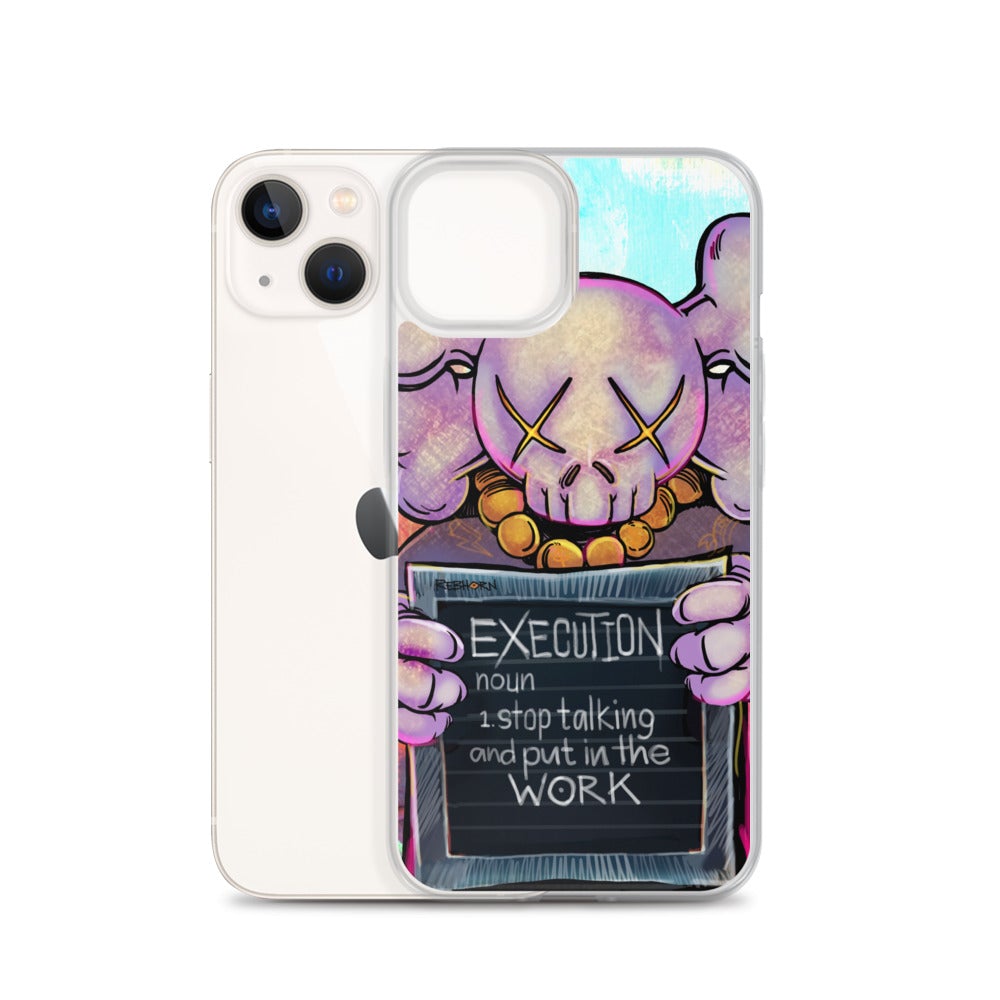 Execution Definition iPhone Case - REBHORN DESIGN