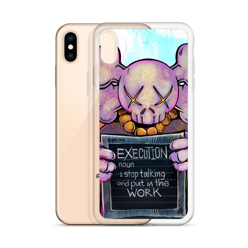 Execution Definition iPhone Case - REBHORN DESIGN