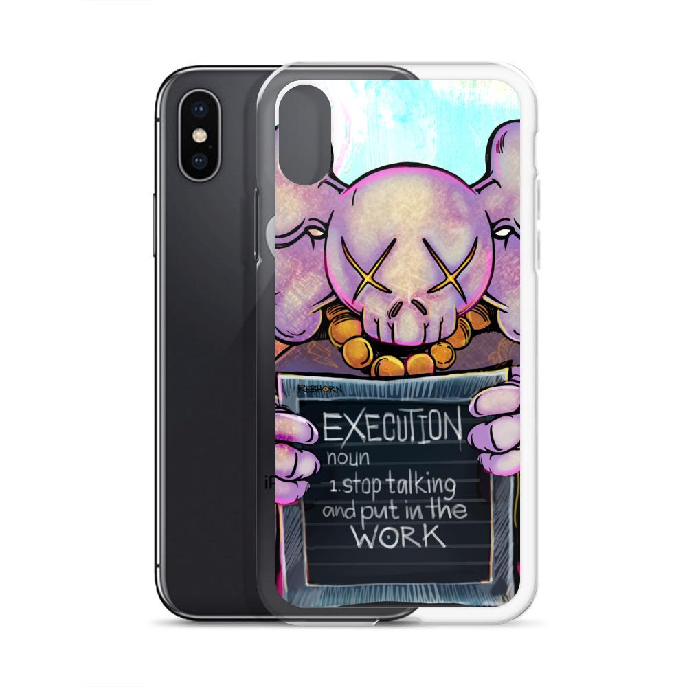 Execution Definition iPhone Case - REBHORN DESIGN