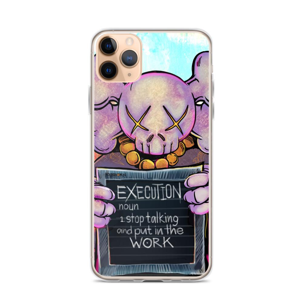 Execution Definition iPhone Case - REBHORN DESIGN