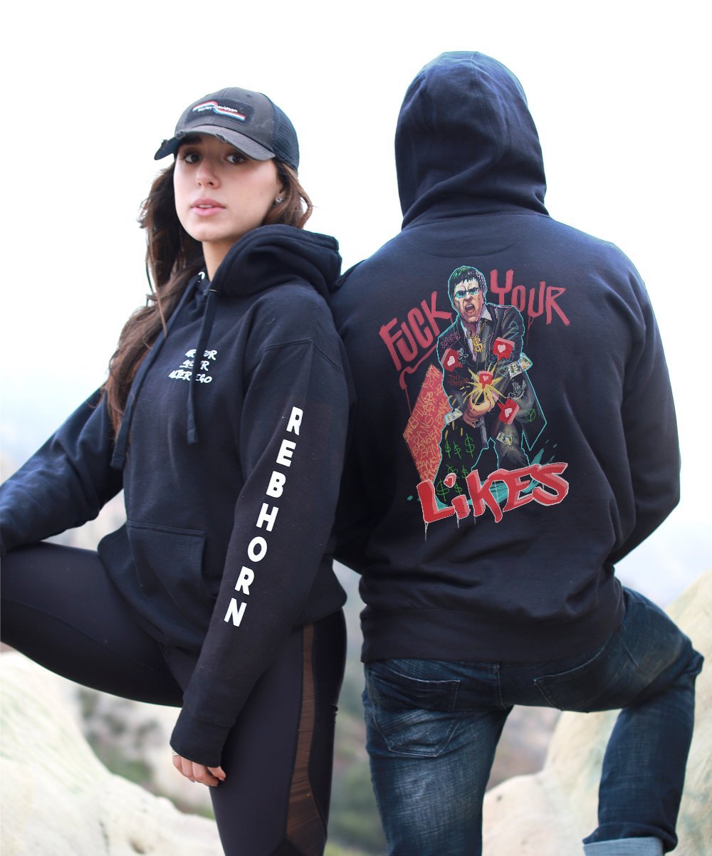 F Your Likes - Scarface Premium Unisex Hoodie - REBHORN DESIGN