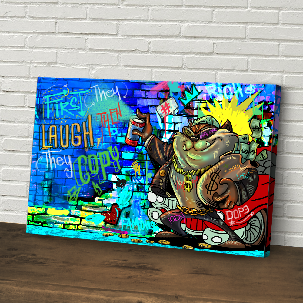 FIRST THEY LAUGH, THEN THEY COPY - REBHORN DESIGN