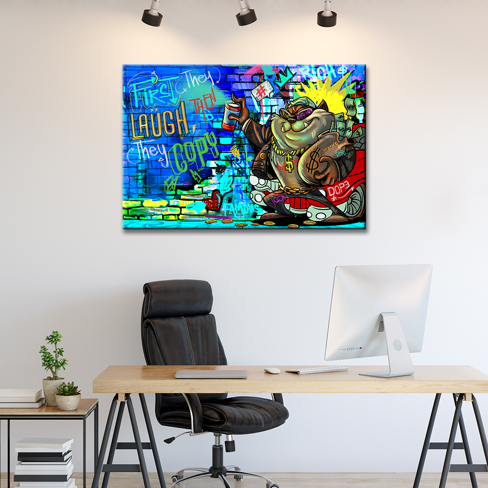 FIRST THEY LAUGH, THEN THEY COPY - REBHORN DESIGN