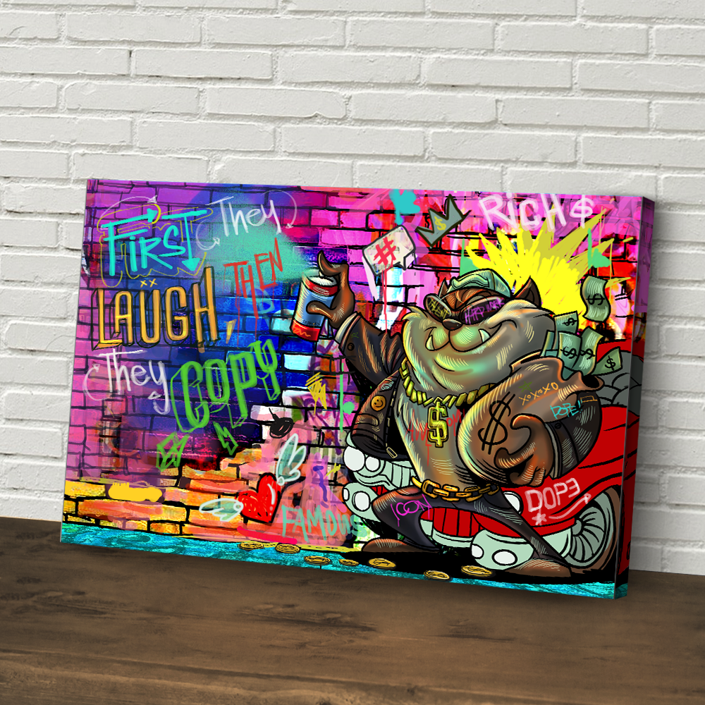 FIRST THEY LAUGH, THEN THEY COPY - REBHORN DESIGN