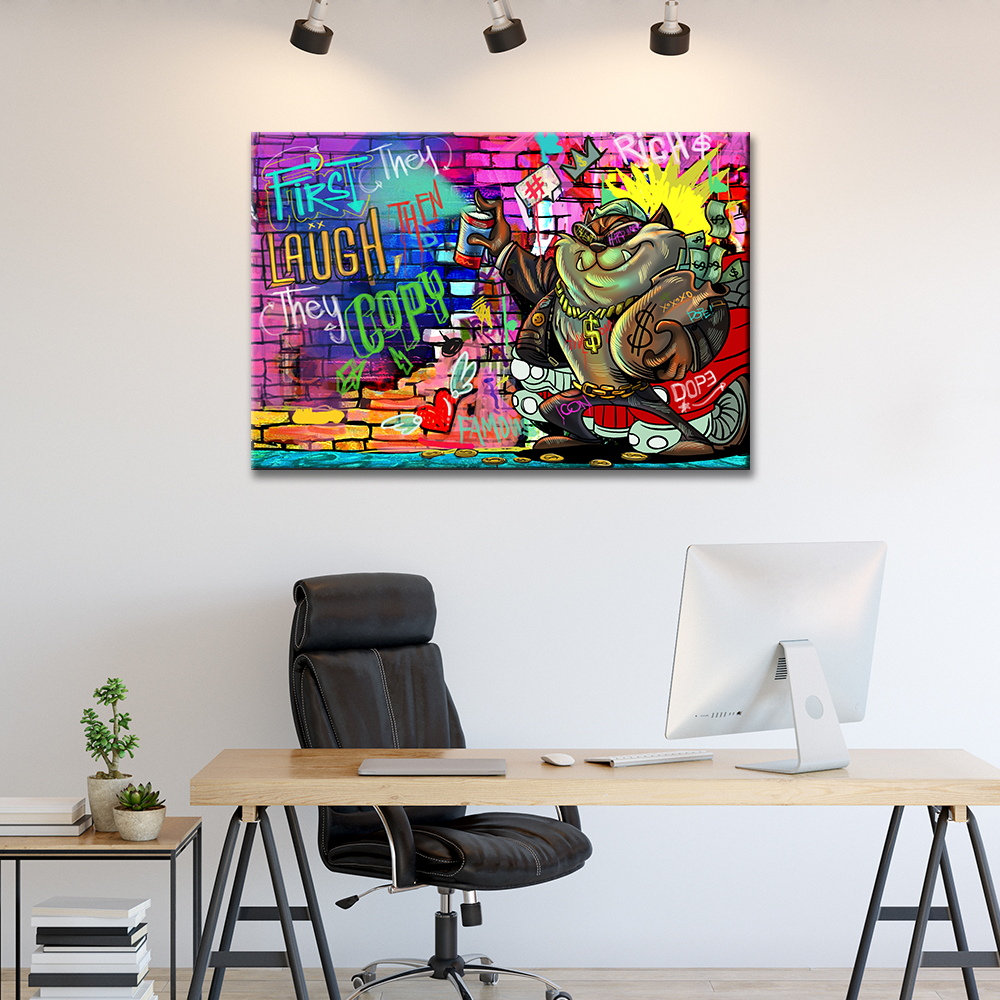 FIRST THEY LAUGH, THEN THEY COPY - REBHORN DESIGN