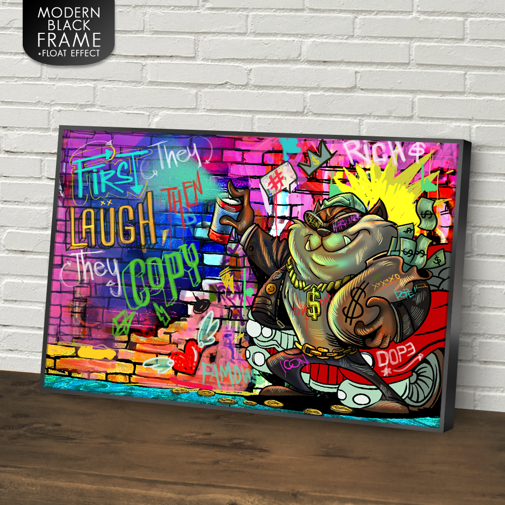 FIRST THEY LAUGH, THEN THEY COPY - REBHORN DESIGN