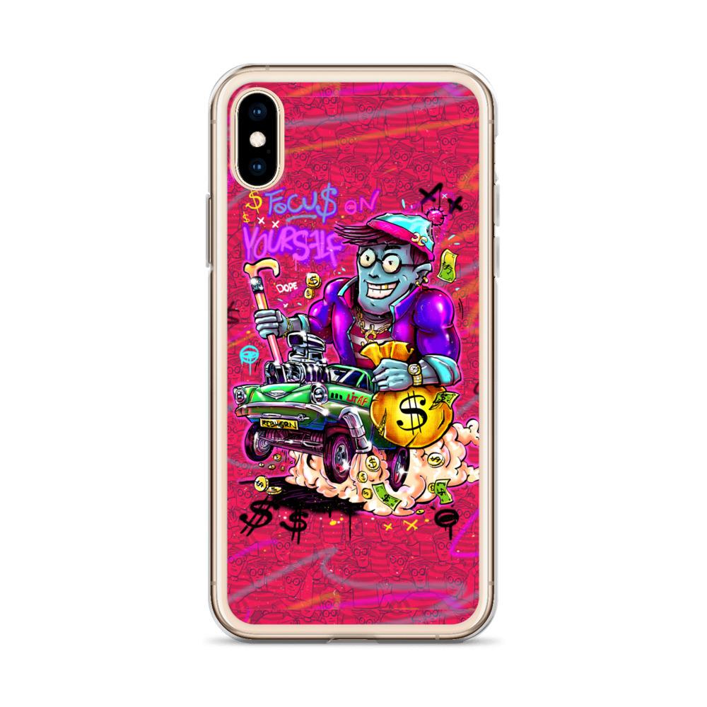 Focus On Yourself - Waldo Edition iPhone Case - REBHORN DESIGN