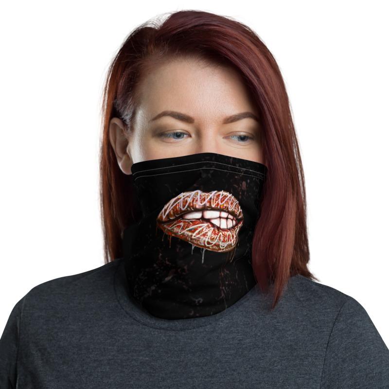 Glazed Lips Neck Gaiter - REBHORN DESIGN