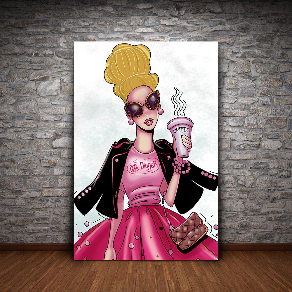 GOAL DIGGER BLONDE VERSION - REBHORN DESIGN