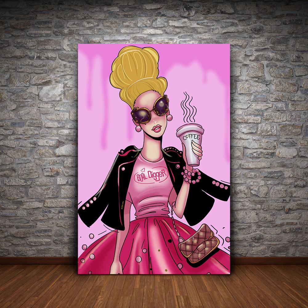 GOAL DIGGER BLONDE VERSION - REBHORN DESIGN