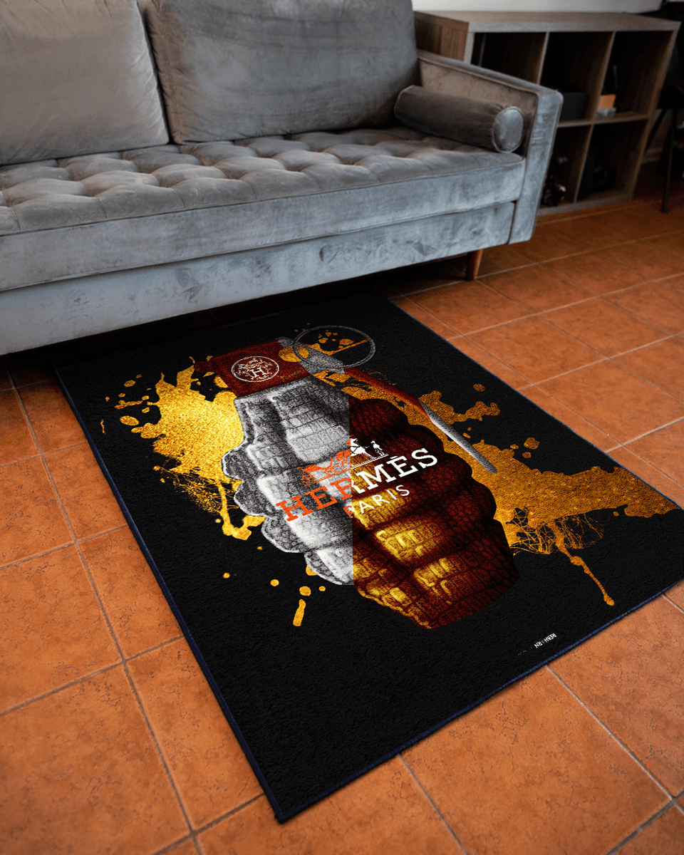 Luxury Grenade Hermes Design Rug – REBHORN DESIGN