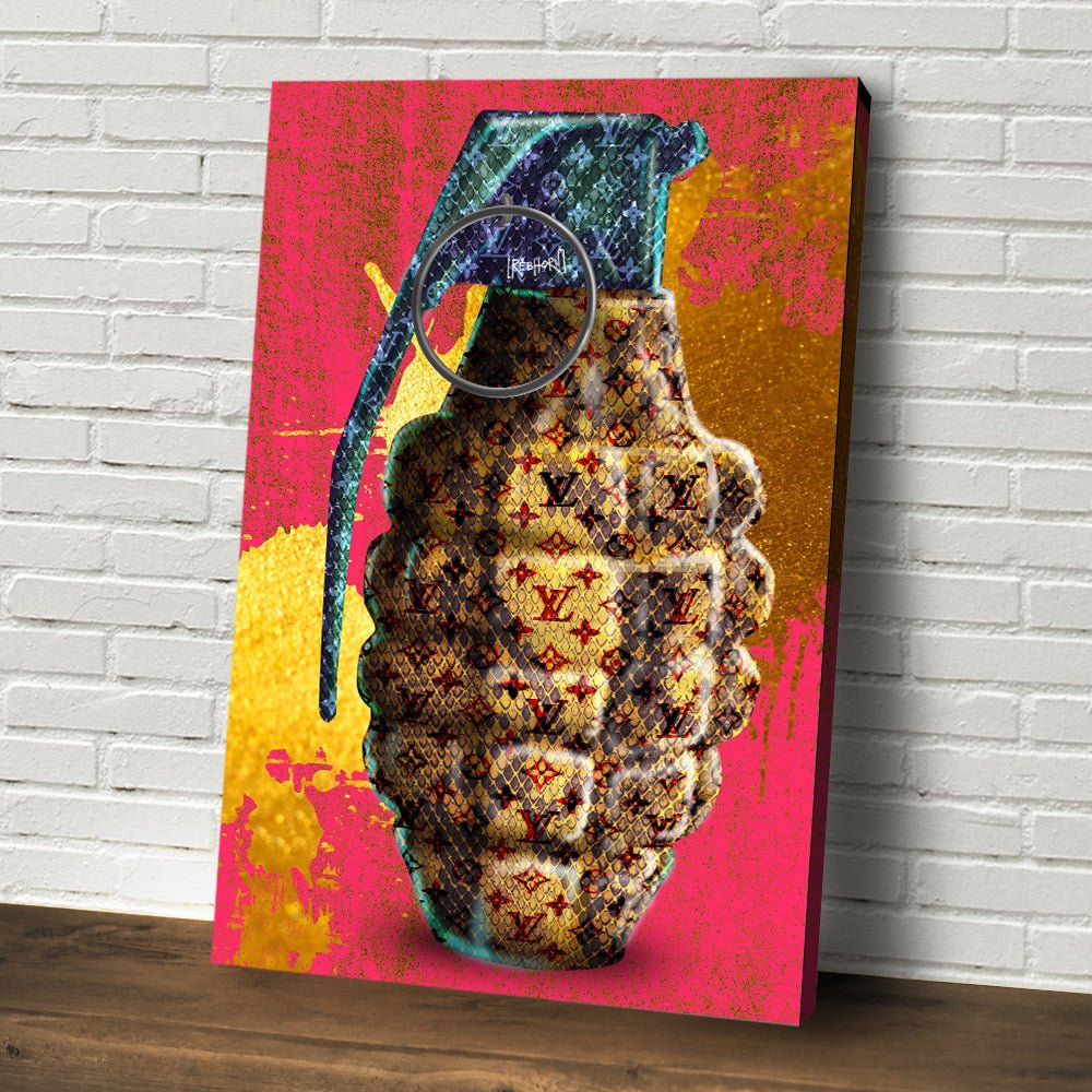 Grenades - LV Canvas Wall Art – REBHORN DESIGN