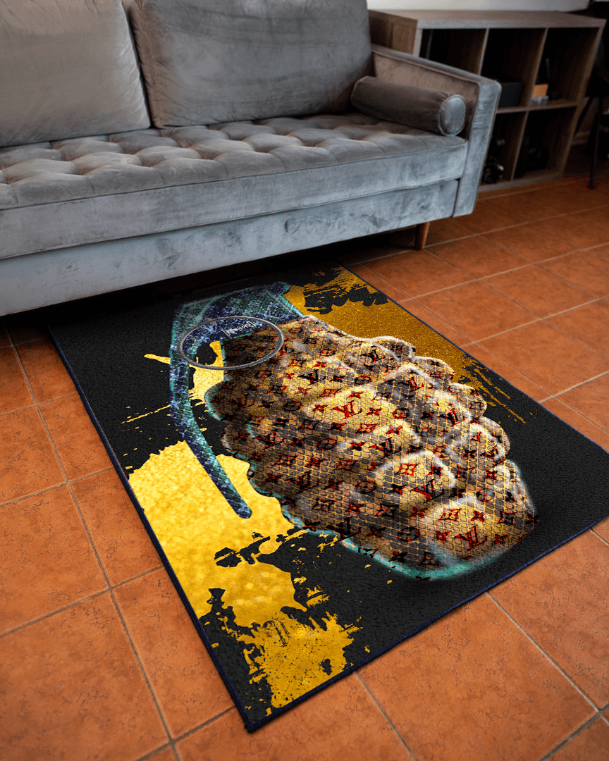 Luxury Grenade LV Design Rug – REBHORN DESIGN