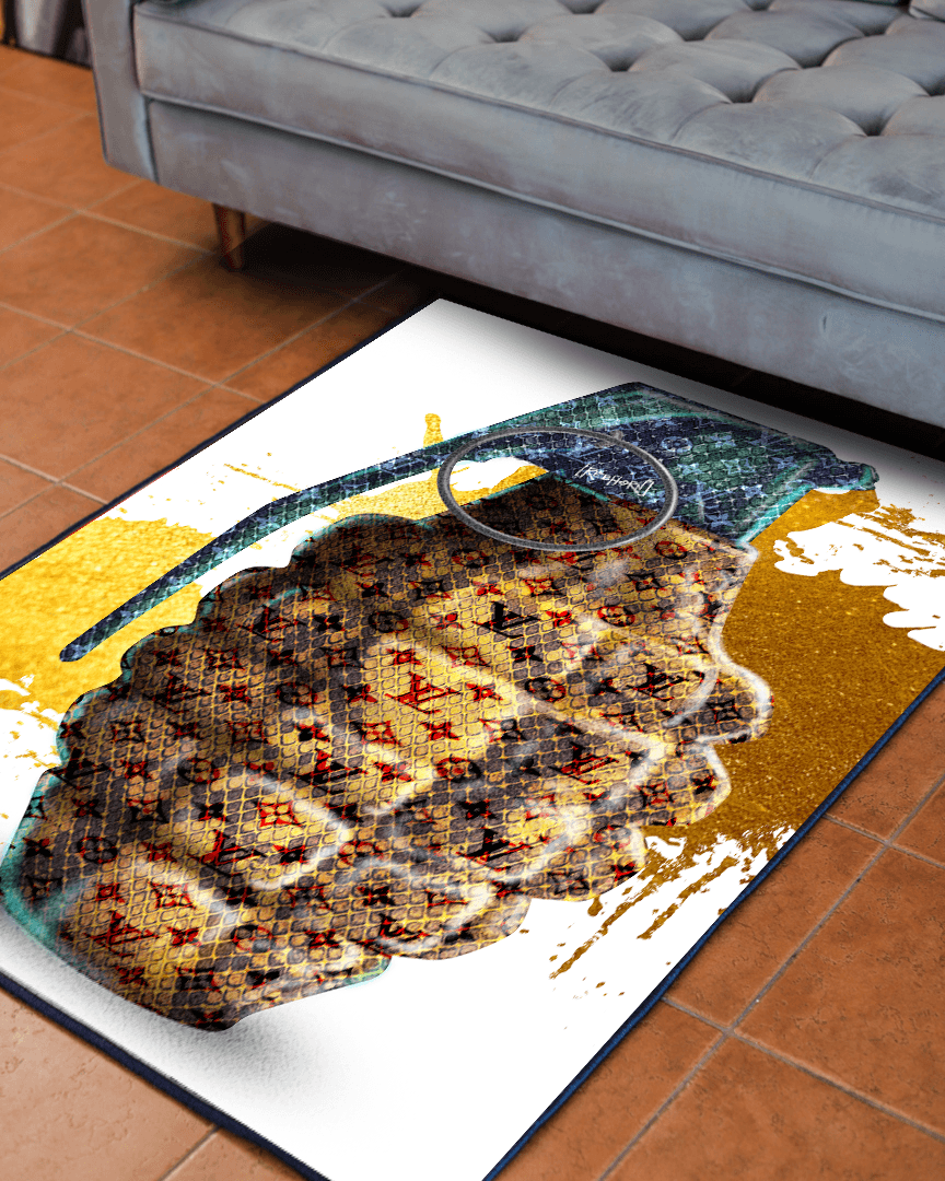 Luxury Grenade LV Design Rug – REBHORN DESIGN