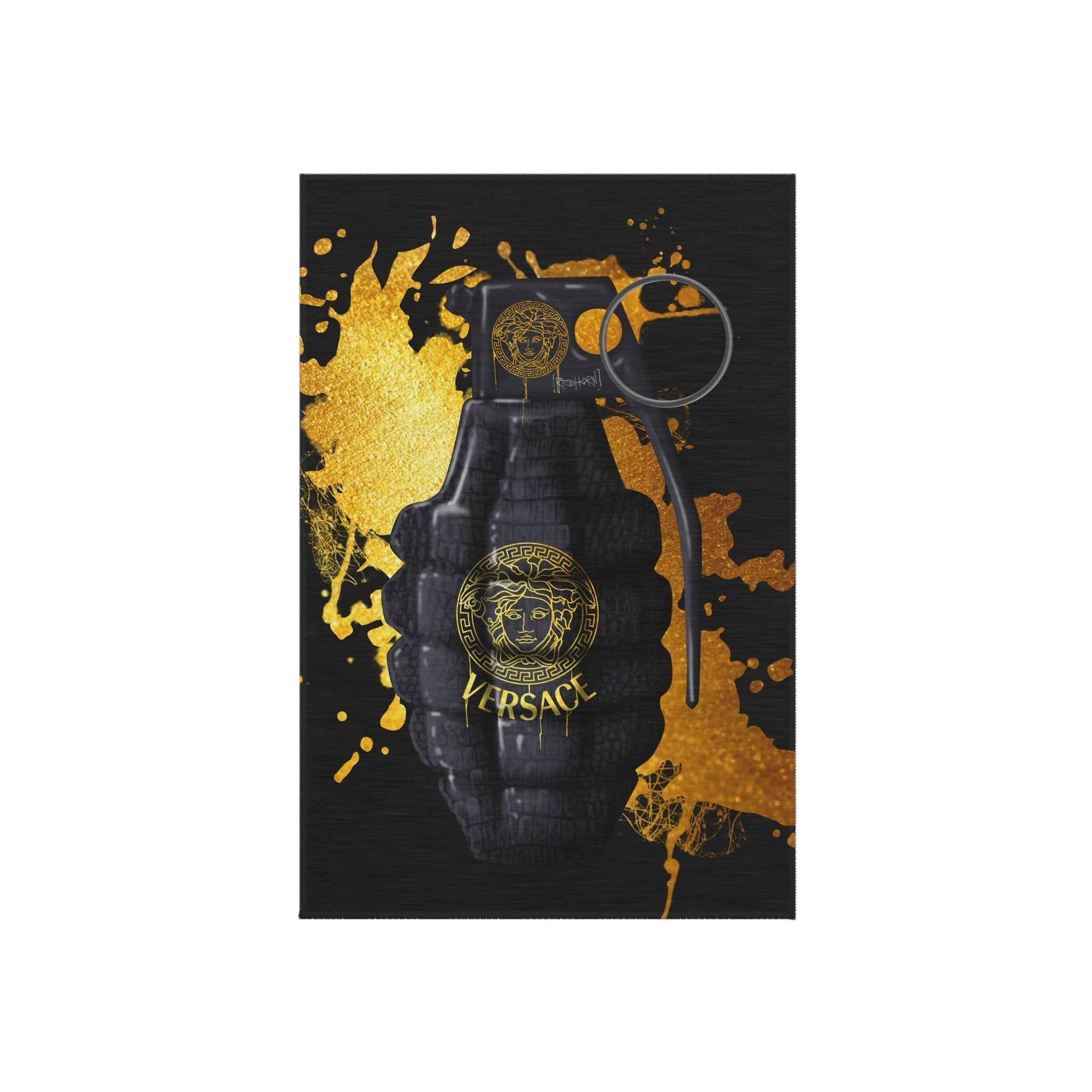 Grenades Versace-LUX Rug - REBHORN DESIGN