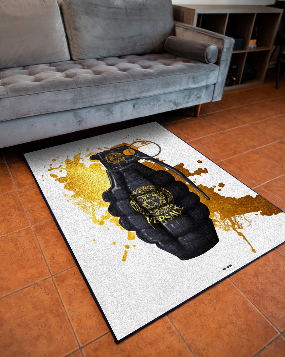 GRENADES VERSACE RUG - REBHORN DESIGN
