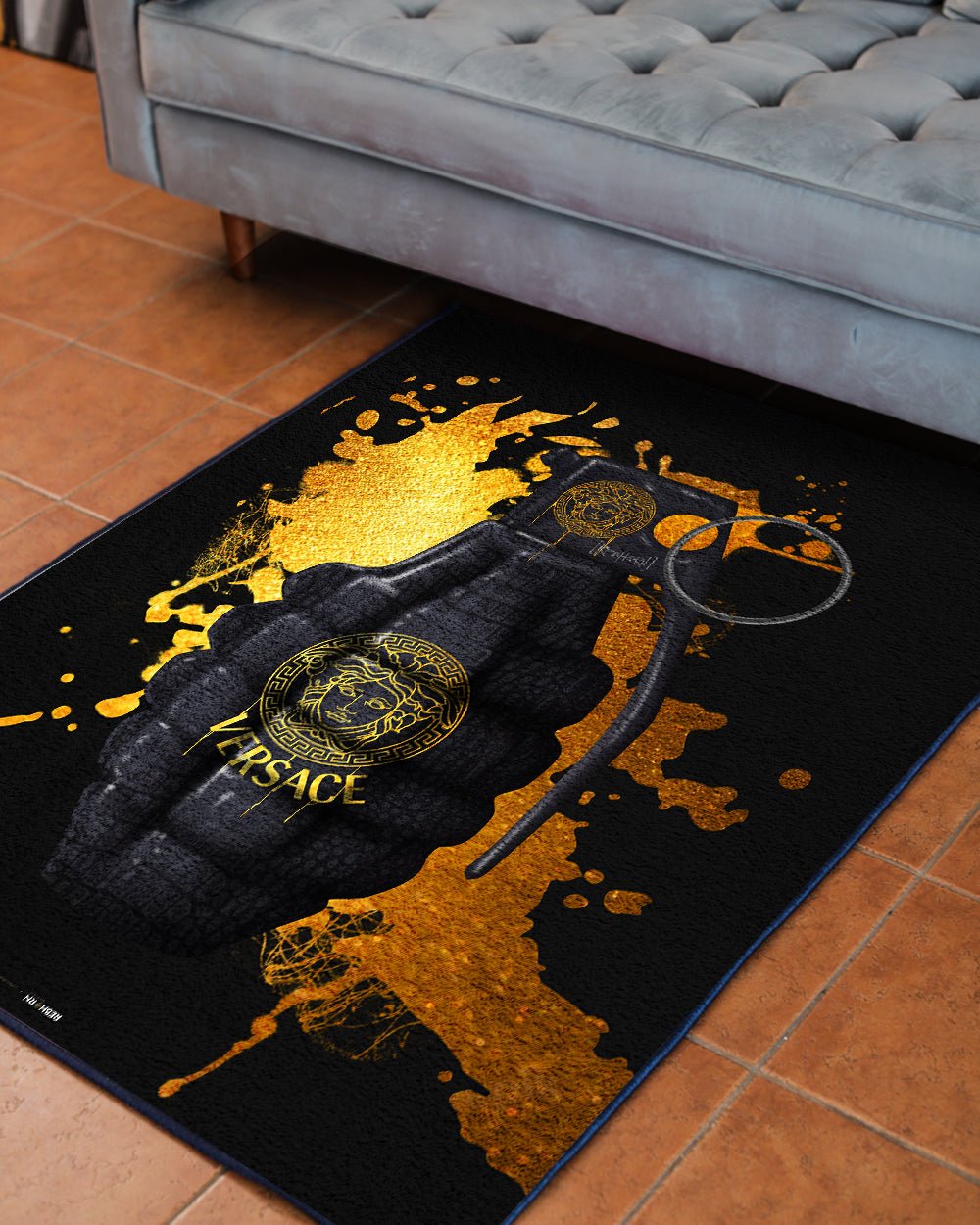 GRENADES VERSACE RUG - REBHORN DESIGN