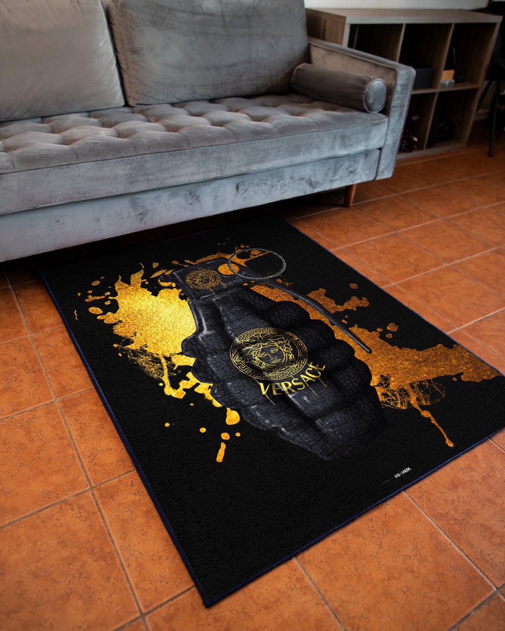 GRENADES VERSACE RUG - REBHORN DESIGN
