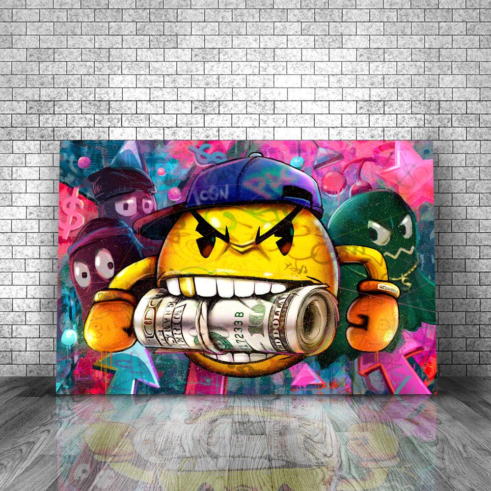 HUSTLE LIKE PAC-MAN - REBHORN DESIGN