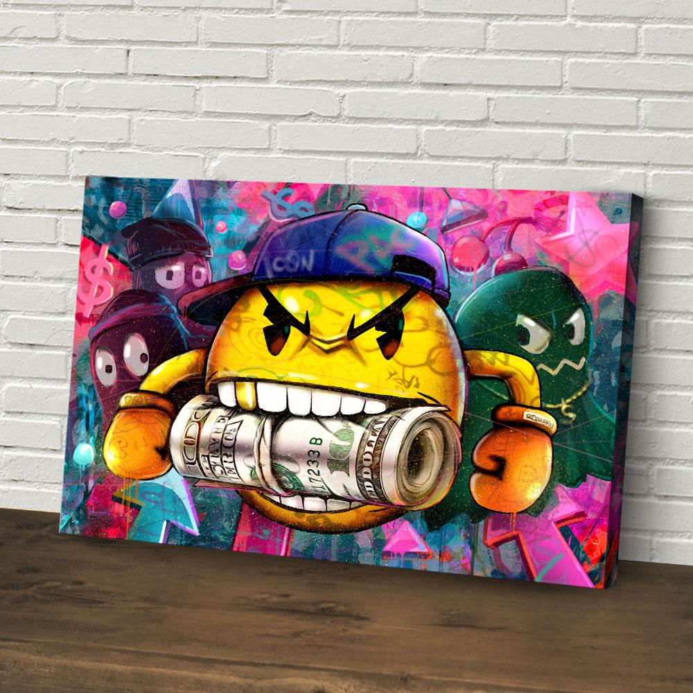 HUSTLE LIKE PAC-MAN - REBHORN DESIGN