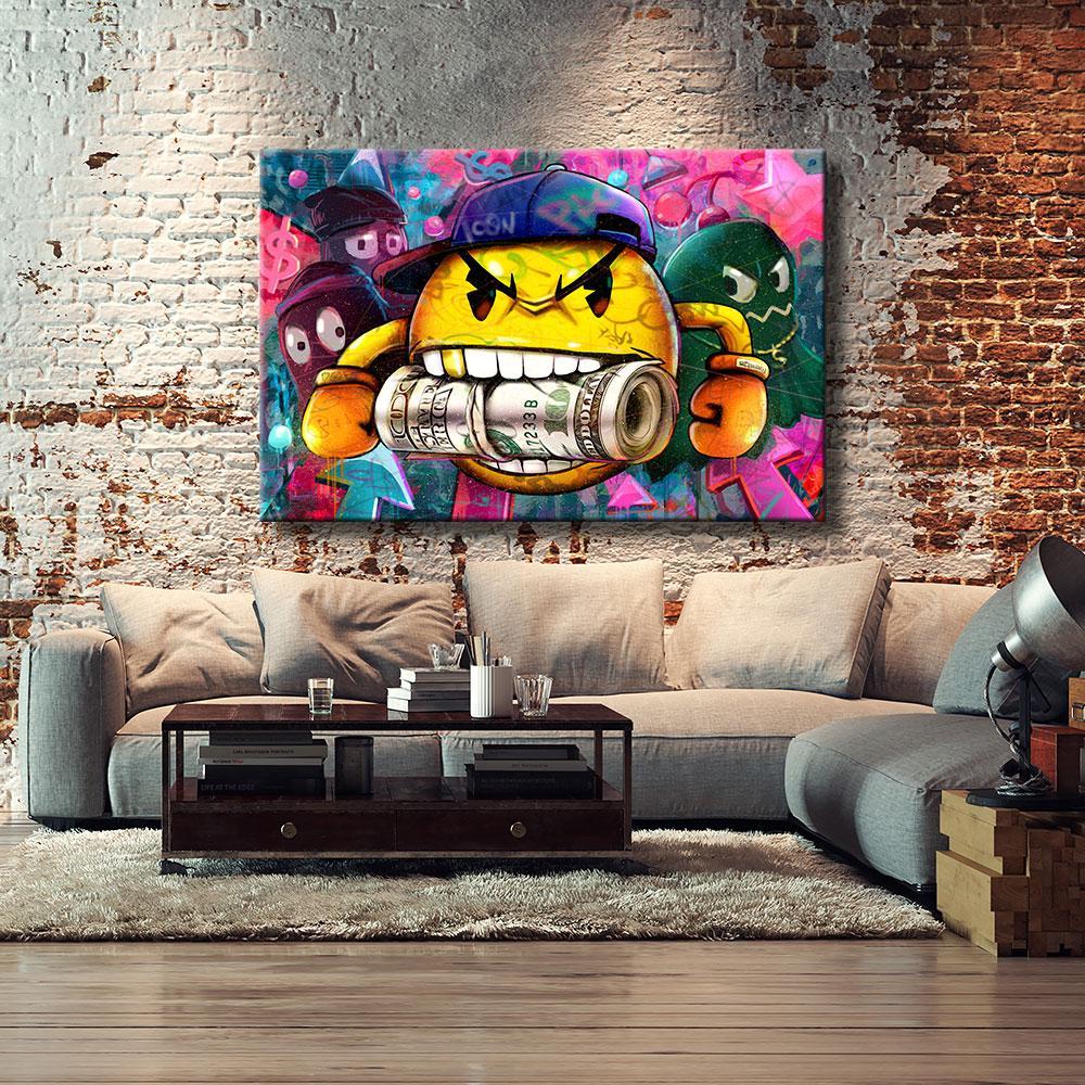 HUSTLE LIKE PAC-MAN - REBHORN DESIGN