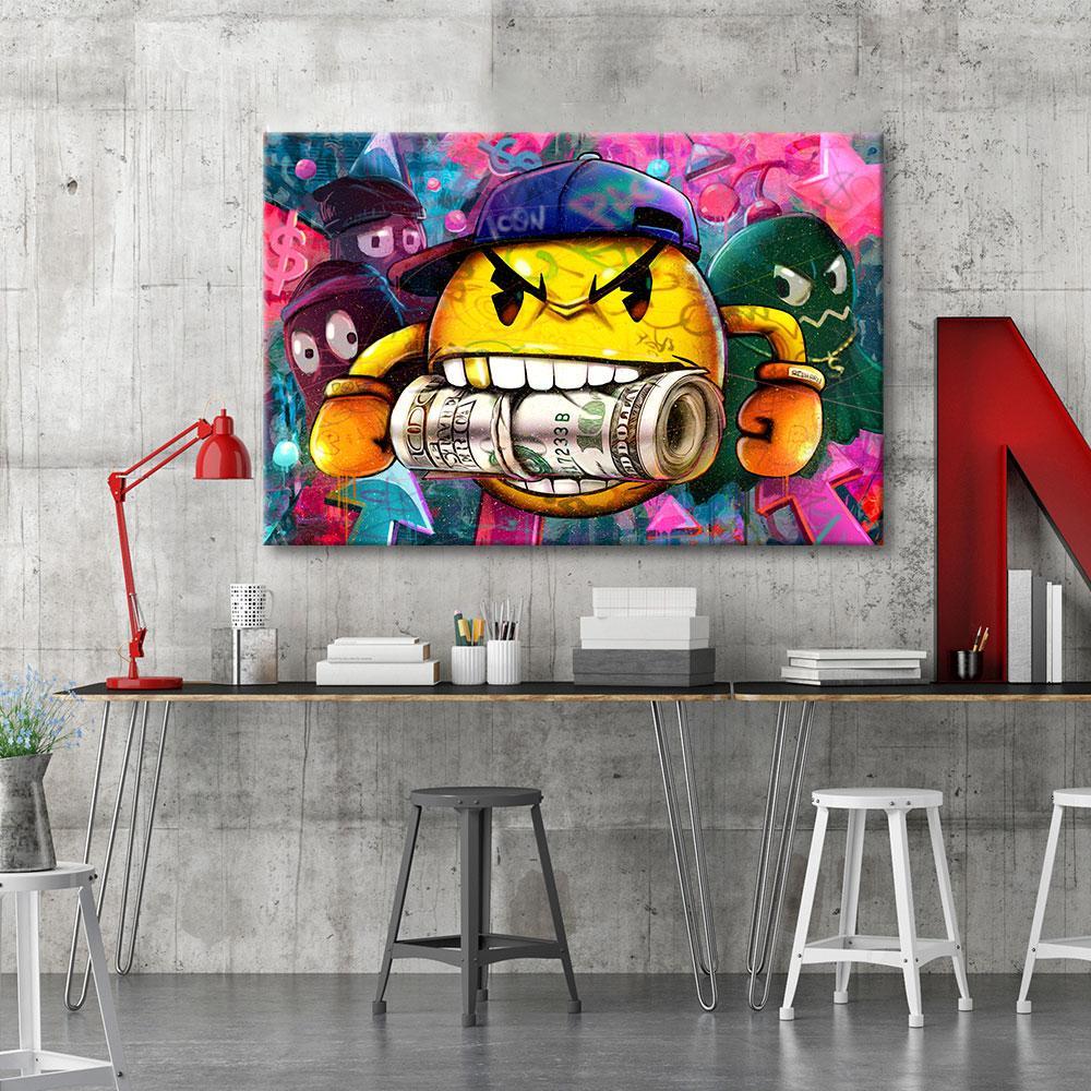 HUSTLE LIKE PAC-MAN - REBHORN DESIGN