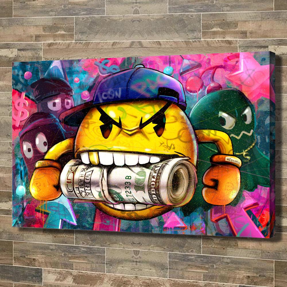HUSTLE LIKE PAC-MAN - REBHORN DESIGN