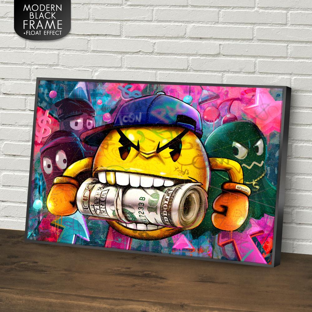HUSTLE LIKE PAC-MAN - REBHORN DESIGN