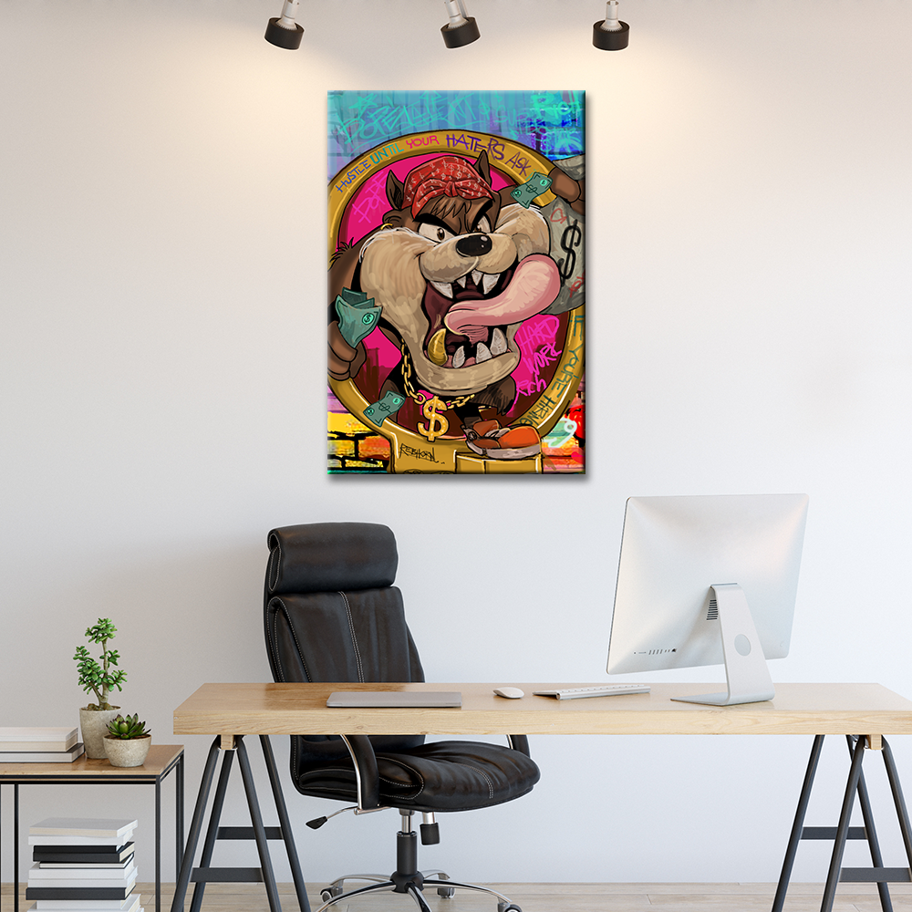 HUSTLE UNTIL YOUR HATERS ASK IF YOU'RE HIRING - REBHORN DESIGN