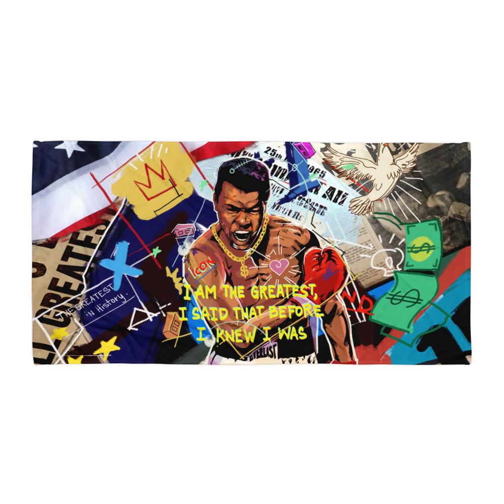 I AM THE GREATEST - BEACH TOWEL - REBHORN DESIGN