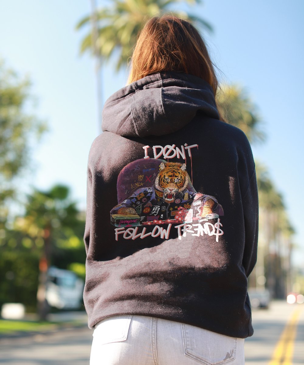 I Don't Follow Trends Premium Unisex Hoodie - REBHORN DESIGN