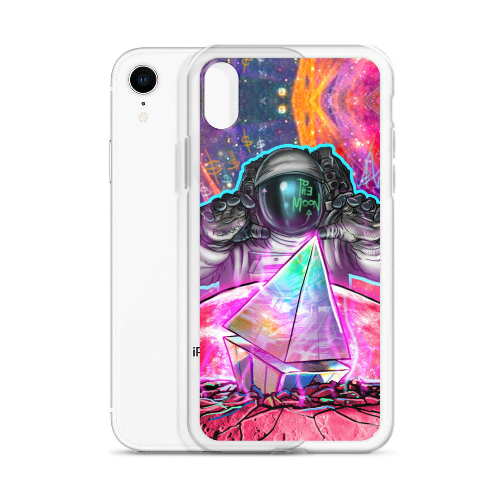 To The Moon iPhone Case