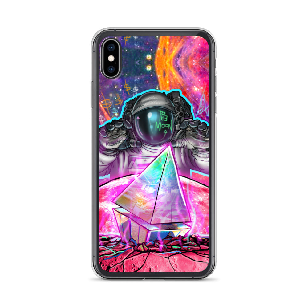 To The Moon iPhone Case