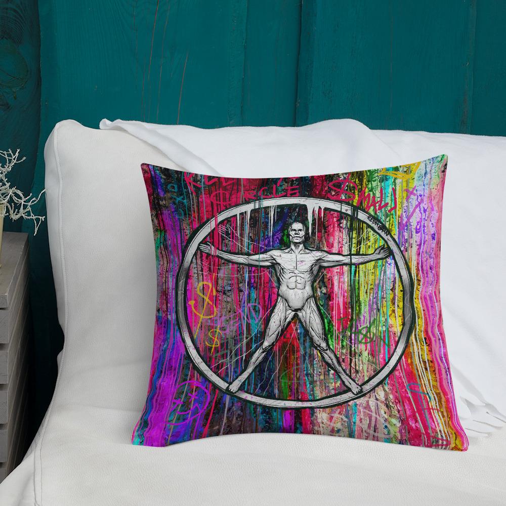 KEEP YOUR CIRCLE SMALL PREMIUM PILLOW - REBHORN DESIGN