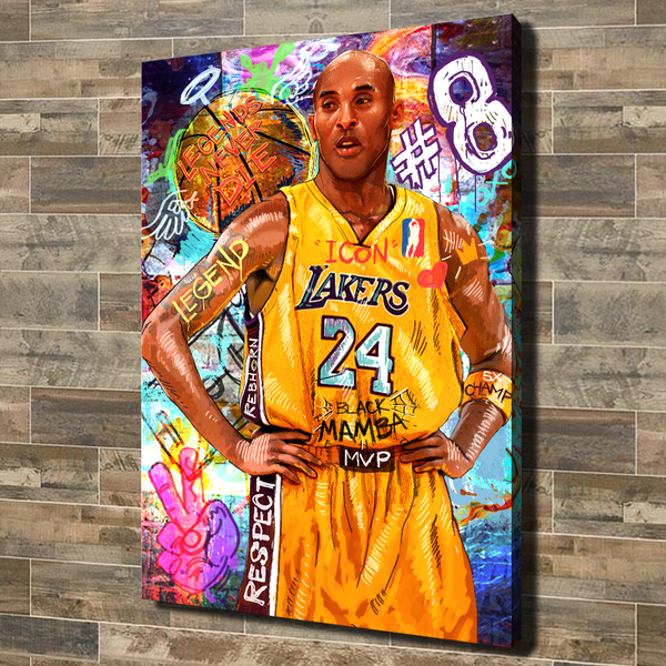 Kobe Bryant - Legends Never Die Modern Day Canvas Wall Art
