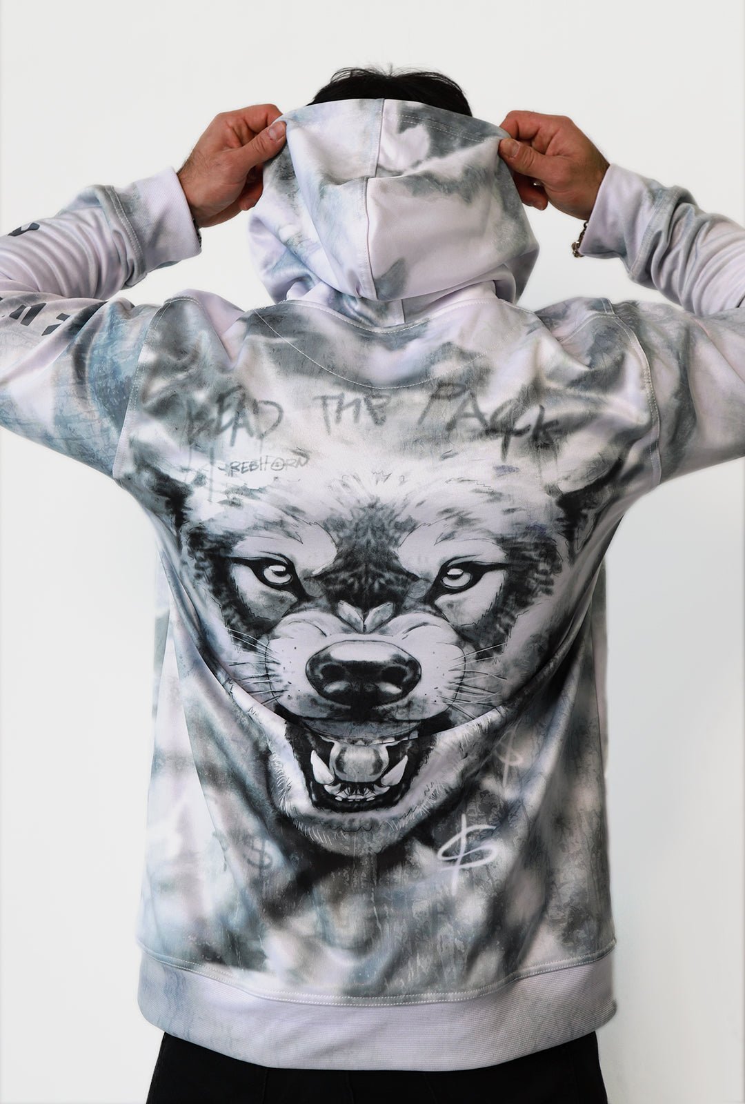 Lead The Pack Tie-Dye Pull-Over Hoodies - REBHORN DESIGN