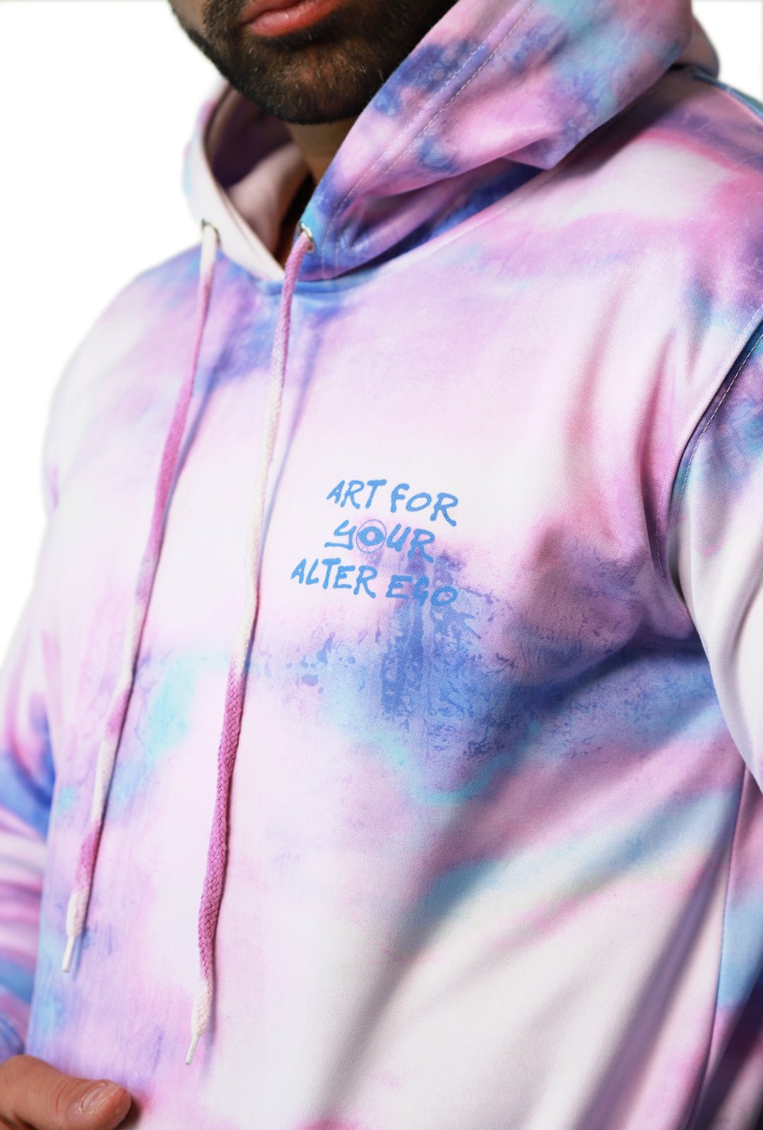 Lead The Pack Tie-Dye Pull-Over Hoodies - REBHORN DESIGN