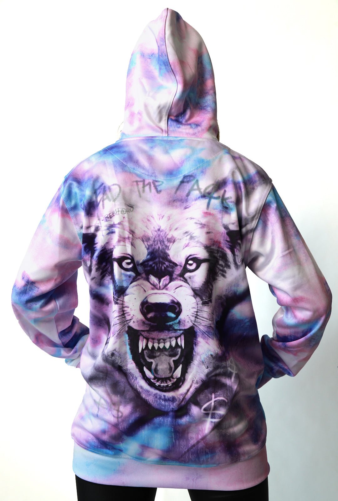 Lead The Pack Tie-Dye Pull-Over Hoodies - REBHORN DESIGN