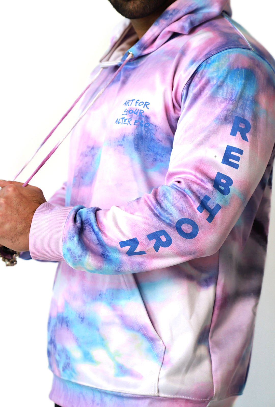 Lead The Pack Tie-Dye Pull-Over Hoodies - REBHORN DESIGN