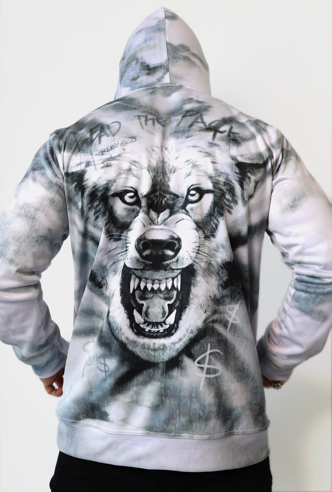 Lead The Pack Tie-Dye Pull-Over Hoodies - REBHORN DESIGN