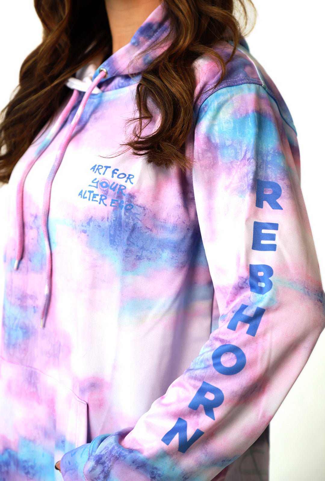 Lead The Pack Tie-Dye Pull-Over Hoodies - REBHORN DESIGN