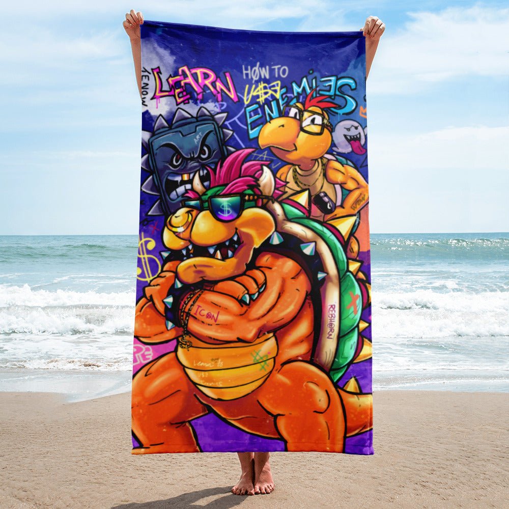 LEARN HOW TO USE ENEMIES BEACH TOWEL - REBHORN DESIGN