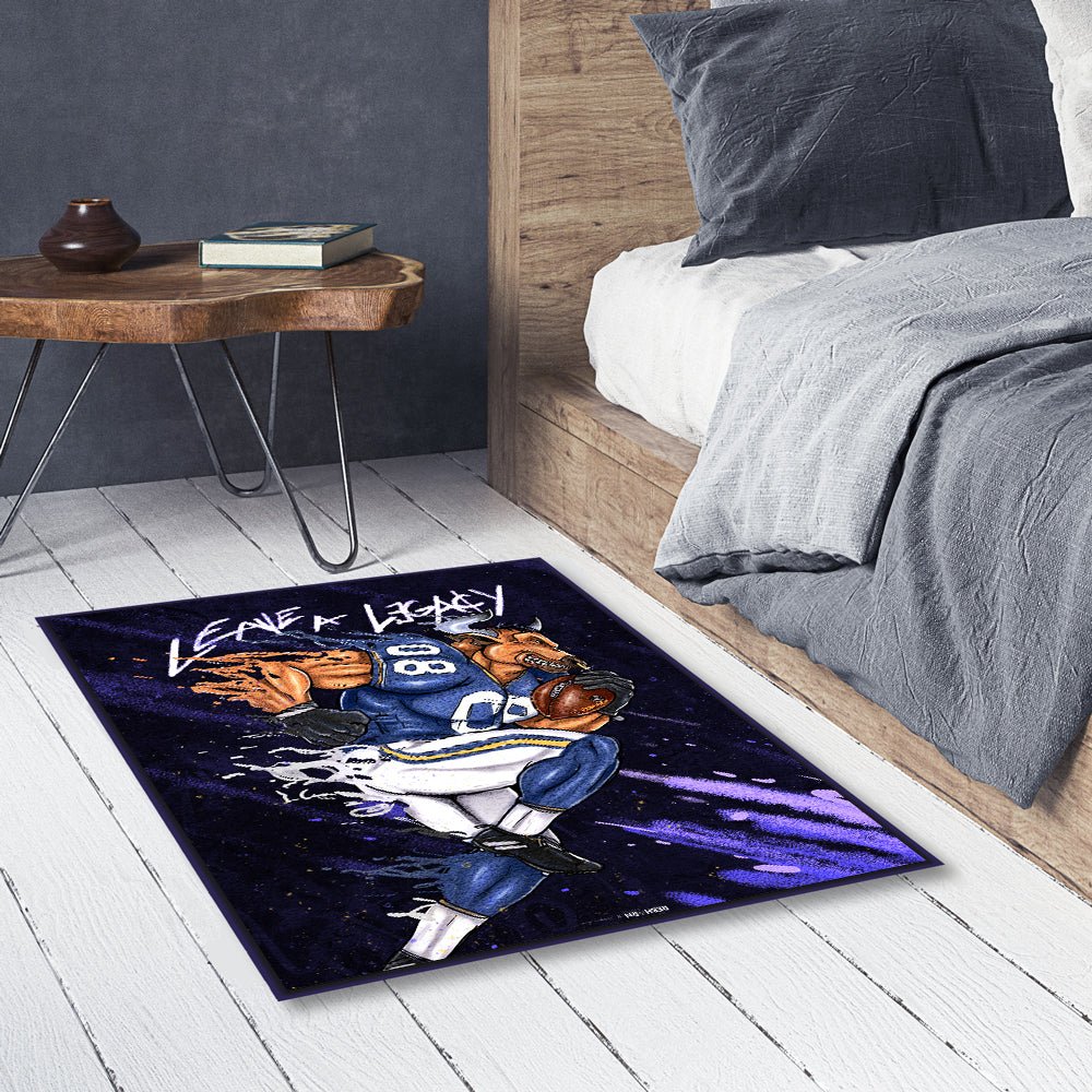 LEAVE A LEGACY (FOOTBALL EDITION) RUG - REBHORN DESIGN