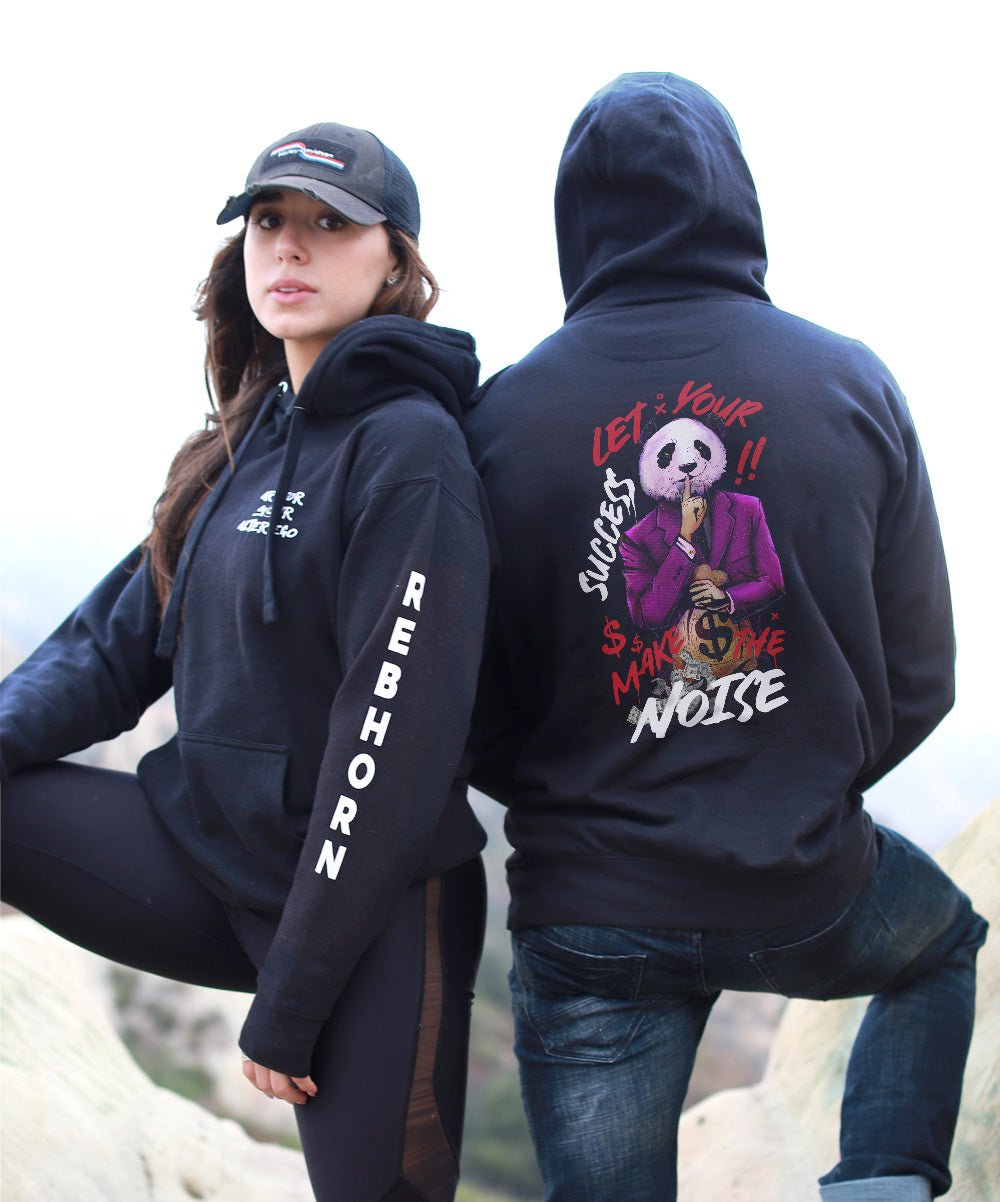 Let Your Success Make the Noise Premium Unisex Hoodie - REBHORN DESIGN