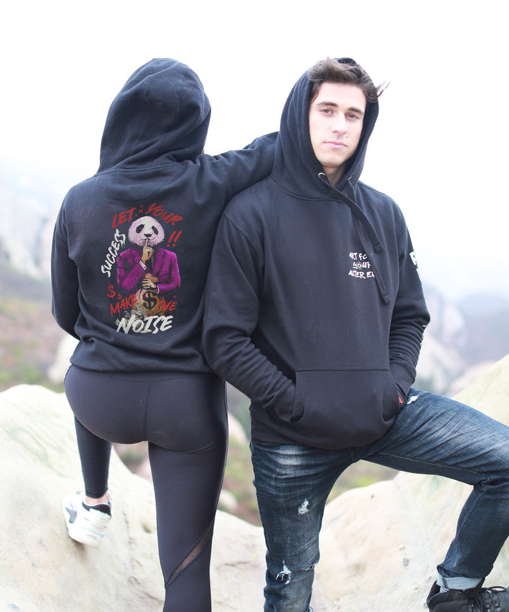 Let Your Success Make the Noise Premium Unisex Hoodie - REBHORN DESIGN