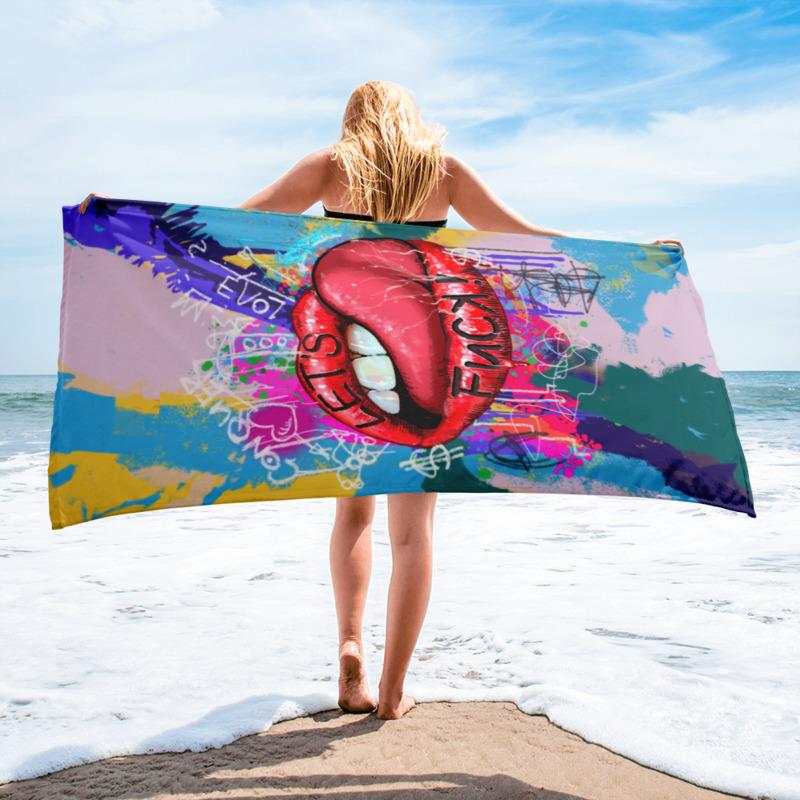 LETS DO THIS BEACH TOWEL - REBHORN DESIGN