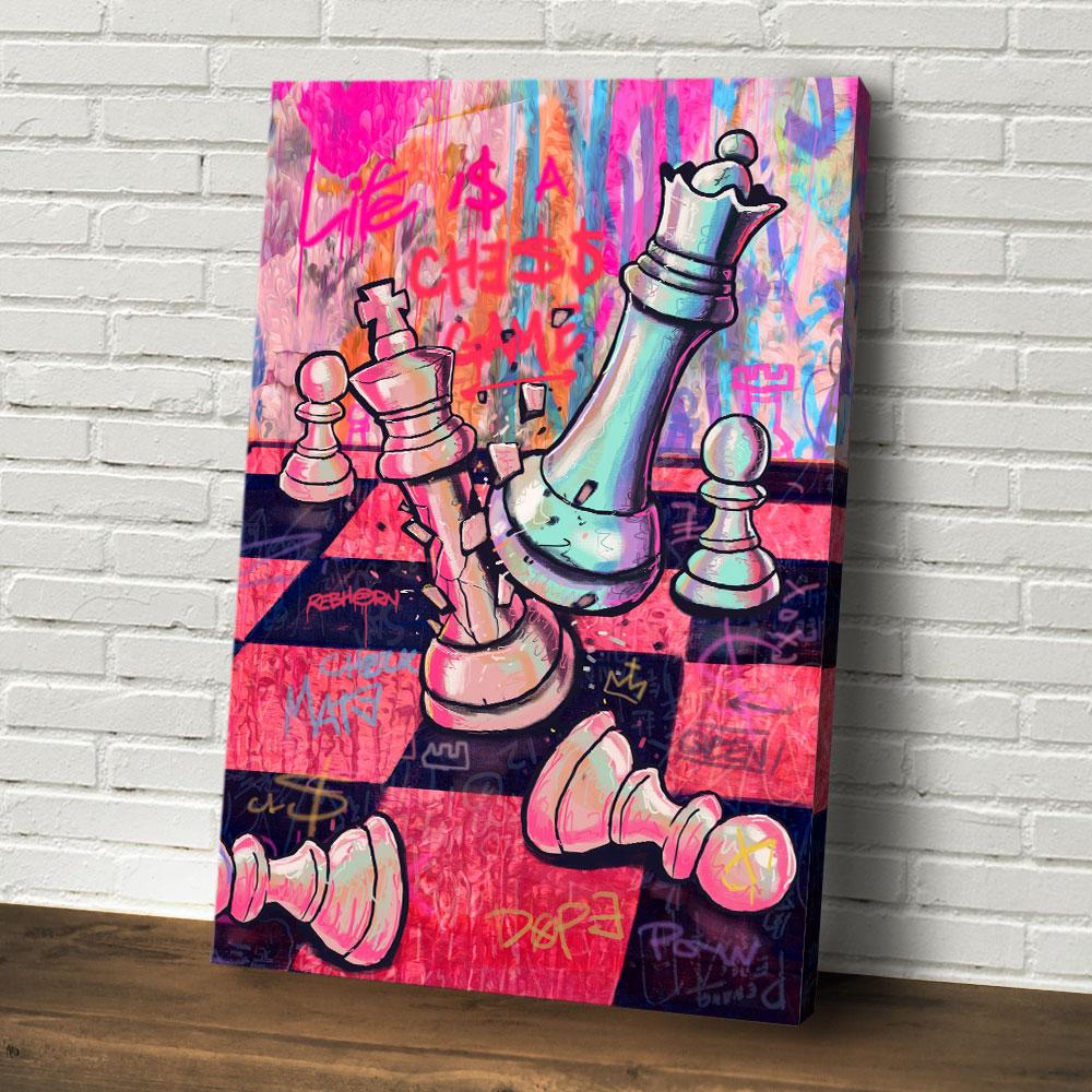 LIFE IS A CHESS GAME - REBHORN DESIGN