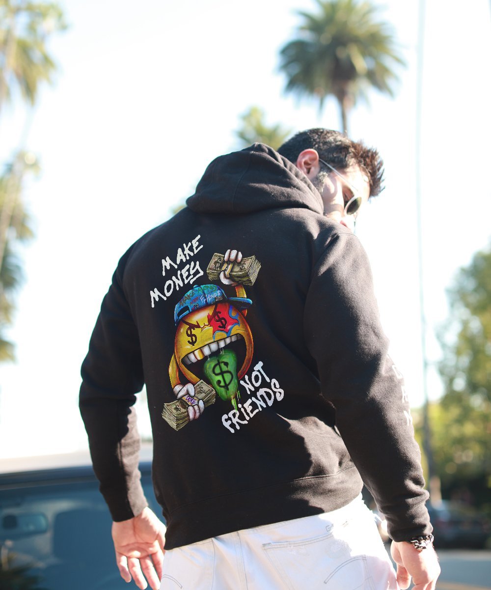 Make Money Not Friends Unisex Premium Hoodie