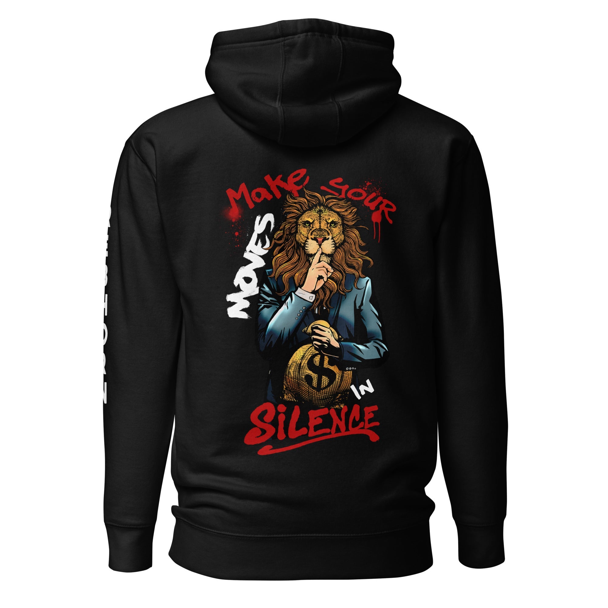 Make Your Moves in Silence Premium Unisex Hoodie - REBHORN DESIGN